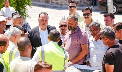 Başkan Dutlulu İnceledi: Akgedik TOKİ 2. Etap&rsquo;ta Altyapı Hamlesi