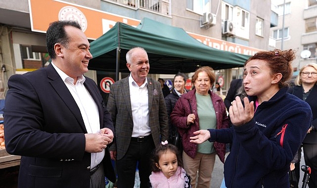Başkan Dutlulu Karak&ouml;y Pazarı&rsquo;nda Esnafı Dinledi