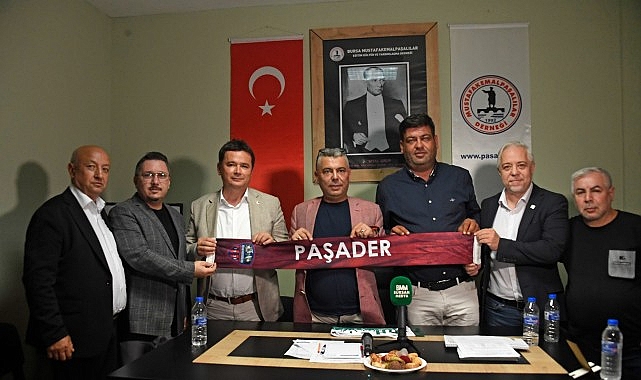Başkan Erkan Aydın&rsquo;dan Mustafakemalpaşalılar Derneğine ziyaret