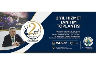 Başkan Erol &Ouml;lmez, 2 Yıllık Hizmet D&ouml;nemini Kamuoyuyla Paylaşacak