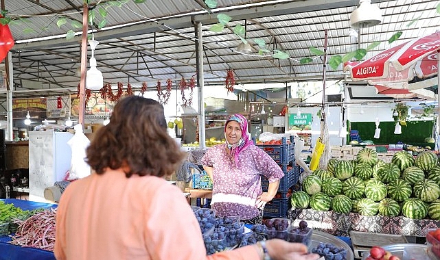Başkan Hatice Gen&ccedil;ay, Mavişehir Halk Pazarı&rsquo;nı Ziyaret Etti