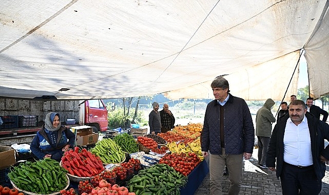 Başkan Kocaman Ataşehir Pazarı&rsquo;nda Esnafla Bir Araya Geldi