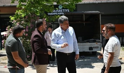Başkan Kocaman, Nusretiye Meydan Projesini Yerinde İnceledi