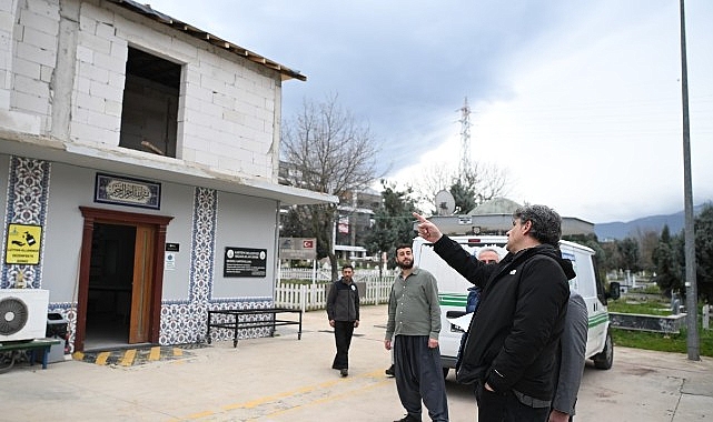 Başkan Kocaman&rsquo;dan Cenaze Hizmetleri Binası&rsquo;na İnceleme