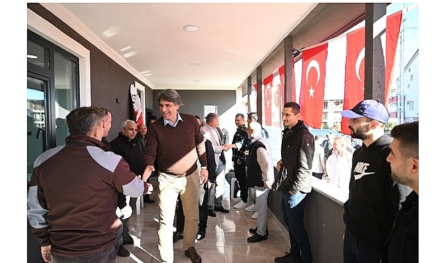 Başkan Kocaman&rsquo;dan Kartepe Ağasar K&uuml;lt&uuml;r Yaşatma ve Yardımlaşma Derneği&rsquo;ne Ziyaret
