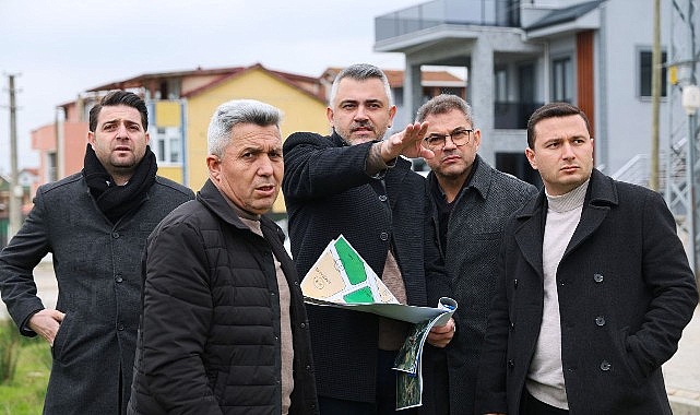 Başkan &Ouml;lmez Projeleri Sahada Denetledi