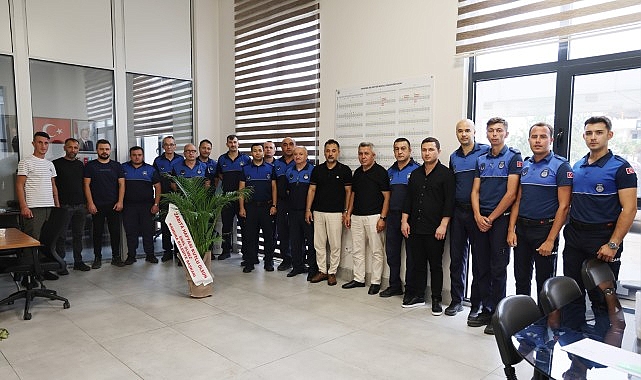Başkan &Ouml;lmez&rsquo;den Zabıta Haftası Ziyareti