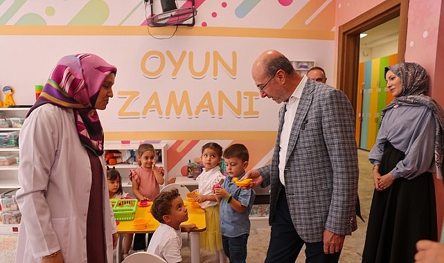 Başkan Pekyatırmacı &Ccedil;ocuklarla Bir Araya Geldi