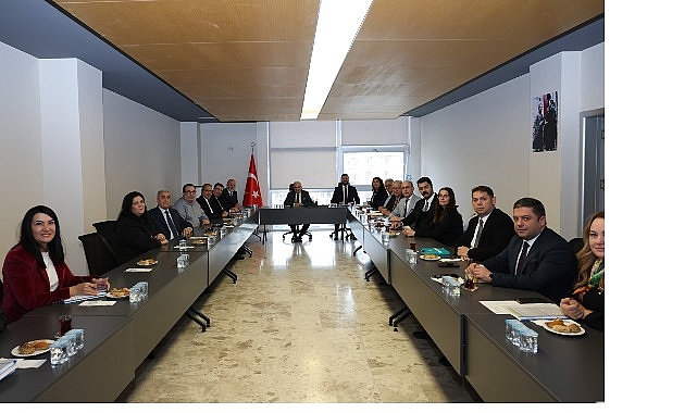 Başkan Şadi &Ouml;zdemir sanayi b&ouml;lgeleri temsilcileriyle bir araya geldi