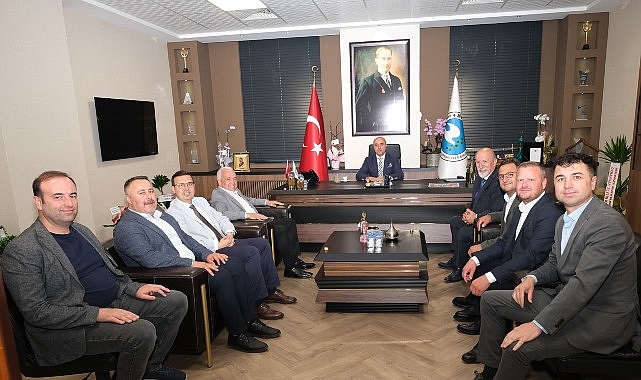 Başkan Şadi &Ouml;zdemir&rsquo;den Marmarabirlik&rsquo;e hayırlı olsun ziyareti