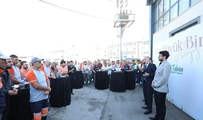 Başkan Taban Temizlik İşleri M&uuml;d&uuml;rl&uuml;ğ&uuml; Personeliyle Buluştu