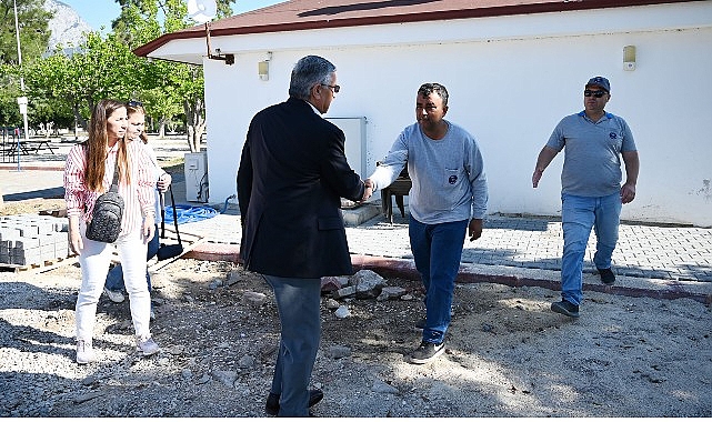 Başkan Topaloğlu il&ccedil;e genelindeki &ccedil;alışmaları denetledi