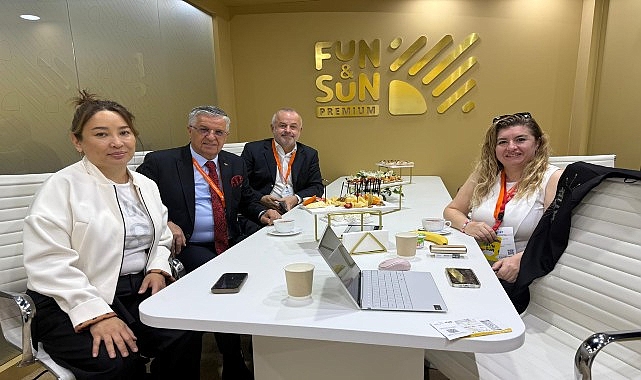 Başkan Topaloğlu, Kazakistan fuarında temaslarını s&uuml;rd&uuml;r&uuml;yor