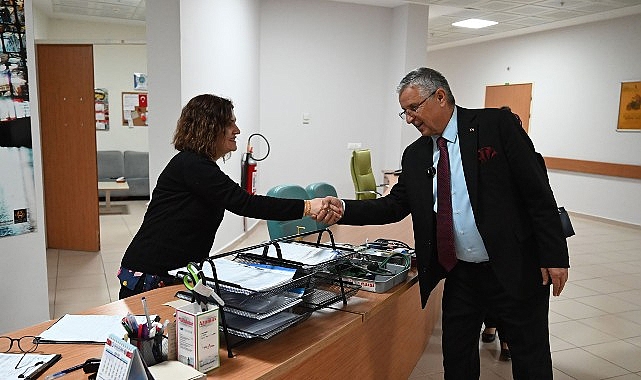 Başkan Topaloğlu&rsquo;ndan yeni yıl akşamı hastane ziyaret