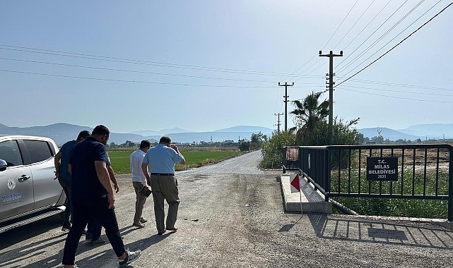 Başkan Topuz, Milas Belediyesi Tarafından Ger&ccedil;ekleştirilen &Ccedil;alışmaları Yerinde İnceledi