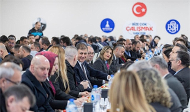 Başkan Tugay g&uuml;ne ESHOT at&ouml;lyesinde başladı