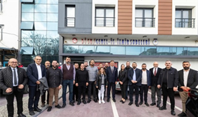 Başkan Tugay&rsquo;dan G&uuml;m&uuml;ştekin&rsquo;e ziyaret
