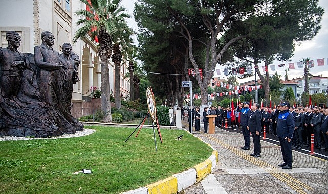 Bayındır&rsquo;da 10 Kasım Atat&uuml;rk&rsquo;&uuml; Anma G&uuml;n&uuml; T&ouml;reni Yapıldı