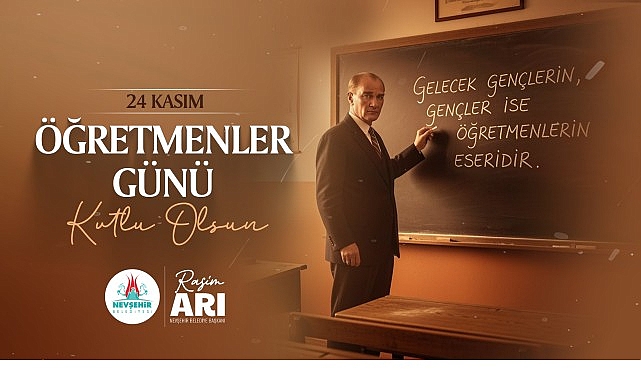 Belediye Başkanı Arı'nın &Ouml;ğretmenler G&uuml;n&uuml; Mesajı