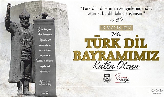 Belediye Başkanı Savaş Kalaycı&rsquo;nın T&uuml;rk Dil Bayramı ve Yunus Emre&rsquo;yi Anma Etkinlikleri Mesajı