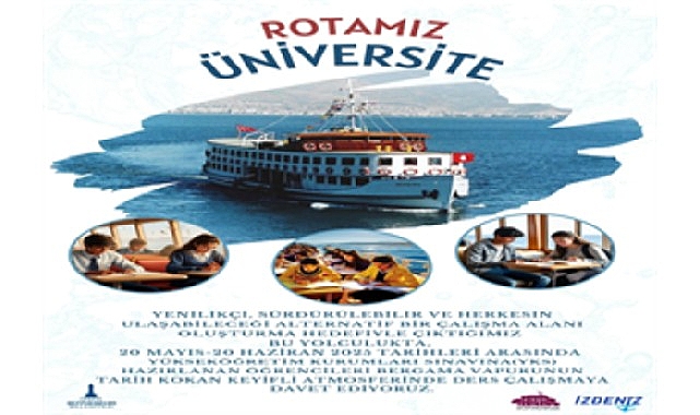 Bergama Vapuru rotasını gen&ccedil;ler i&ccedil;in &ccedil;evirdi