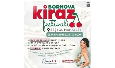 Bornova&rsquo;da Kiraz Festivali Coşkusu Beşyol&rsquo;u Saracak