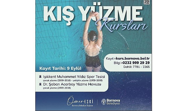 Bornova&rsquo;da Kış Spor Kursları Başlıyor
