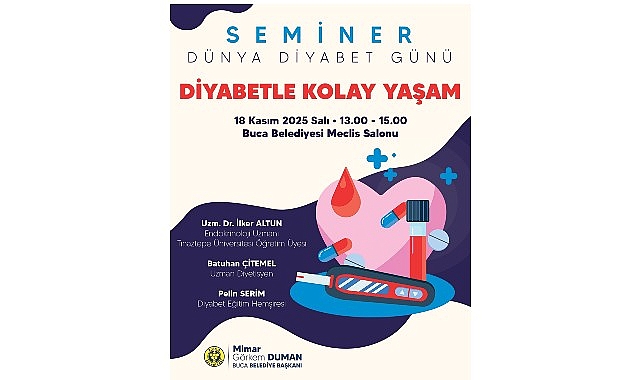 Buca Belediyesi&rsquo;nden diyabet semineri