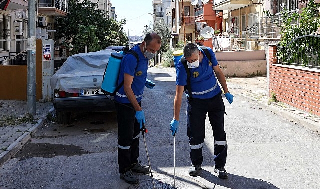 Buca&rsquo;da Haşere ve Zararlılara Karşı İla&ccedil;lama Seferberliği