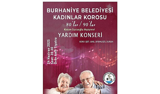 Burhaniye Belediyesi Kadınlar Korosu&rsquo;ndan Yardım Konseri