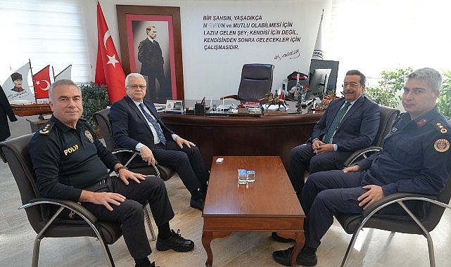 Burhaniye Protokol&uuml;nden Başkan Deveciler&rsquo;e Ziyaret