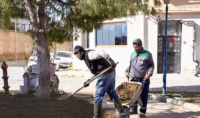 Burhaniye&rsquo;de Park ve Yeşil Alanlarda Bahar Temizliği