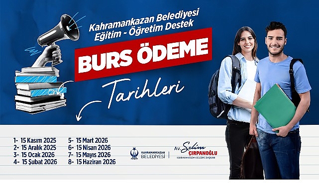 Burs &Ouml;deme Tarihleri Belli Oldu