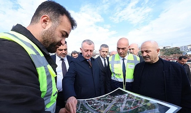 B&uuml;y&uuml;kakın, Eskihisar Kavşağı'nda son durumu inceledi