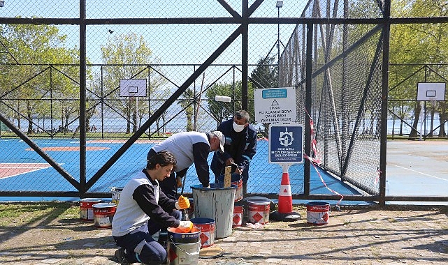 B&uuml;y&uuml;kşehir, basketbol sahalarını yeniliyor