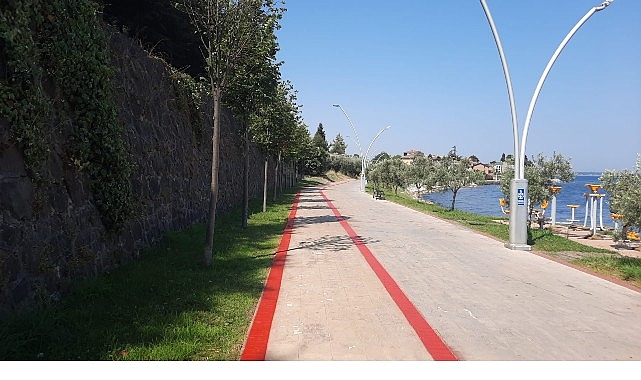 B&uuml;y&uuml;kşehir, bisiklet yolu &ccedil;izgilerini yeniliyor