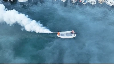 B&uuml;y&uuml;kşehir&rsquo;den vekt&ouml;rle m&uuml;cadeleye denizden m&uuml;dahale