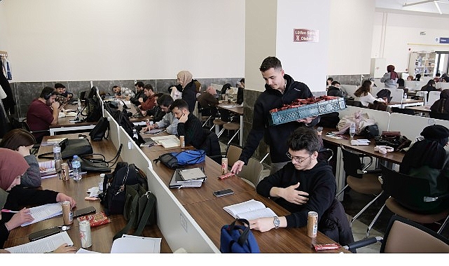 B&uuml;y&uuml;kşehir Gen&ccedil;lik Meclisi&rsquo;nden Final Haftasında &Ouml;ğrencilere Destek