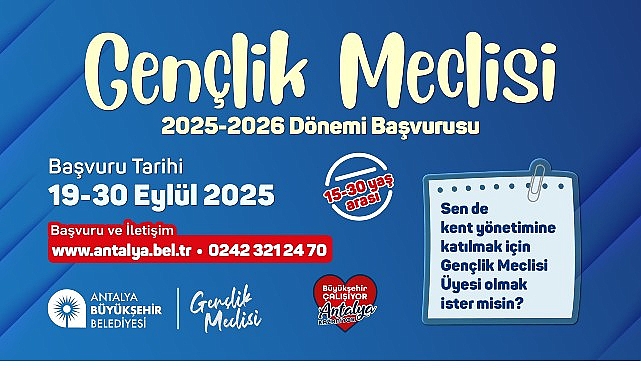 B&uuml;y&uuml;kşehir Gen&ccedil;lik Meclisine başvurular başladı