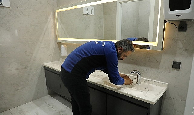B&uuml;y&uuml;kşehir Hizmet Binalarında Tasarruflu Musluk Uygulaması Başladı