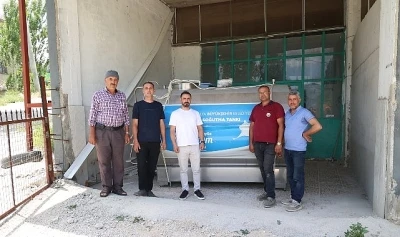 B&uuml;y&uuml;kşehir&rsquo;in &uuml;reticilere ekipman destekleri s&uuml;r&uuml;yor