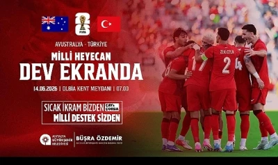 B&uuml;y&uuml;kşehir Milli ma&ccedil; heyecanı Olbia Kent Meydanı&rsquo;nda yaşatacak