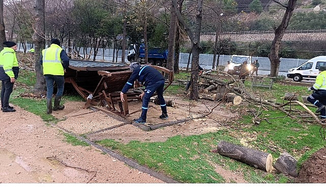 B&uuml;y&uuml;kşehir, şiddetli lodosa karşı teyakkuzda