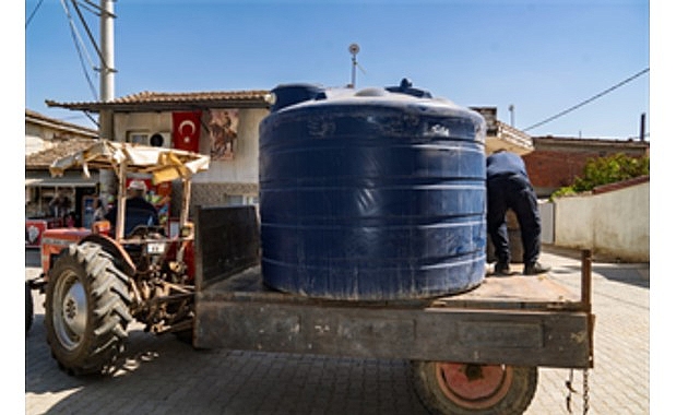 B&uuml;y&uuml;kşehir yanan k&ouml;ylere can suyu oluyor