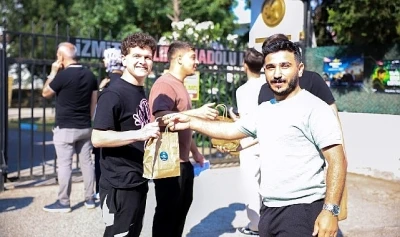 B&uuml;y&uuml;kşehir, YKS &ouml;ğrencileri i&ccedil;in ikram stantları kurdu