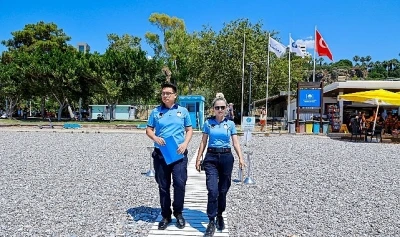 B&uuml;y&uuml;kşehir zabıtasından &lsquo;Dumansız plaj&rsquo; uygulaması denetimi