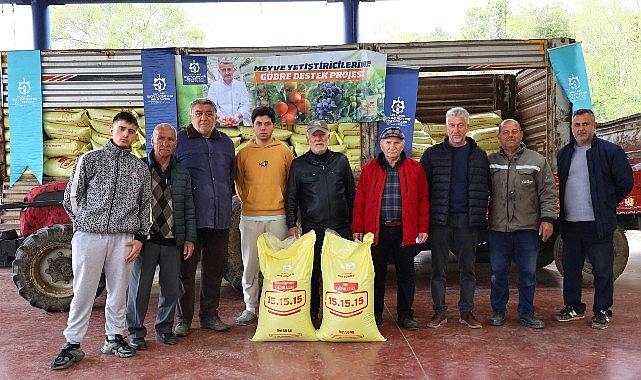 B&uuml;y&uuml;kşehir&rsquo;den 1.785 &uuml;reticiye 500 ton g&uuml;bre desteği