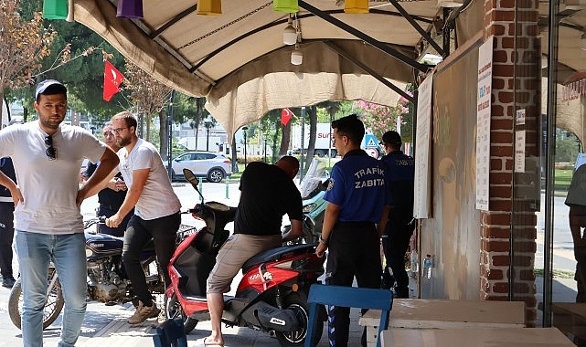 B&uuml;y&uuml;kşehir&rsquo;den Ahmetli&rsquo;de Kaldırım İşgallerine Denetim