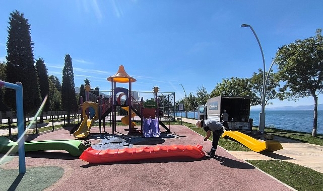 B&uuml;y&uuml;kşehir'den &ccedil;ocuklara g&uuml;venli oyun alanları