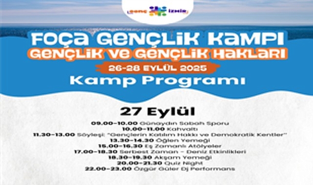 B&uuml;y&uuml;kşehir&rsquo;den gen&ccedil;lere Fo&ccedil;a&rsquo;da kamp